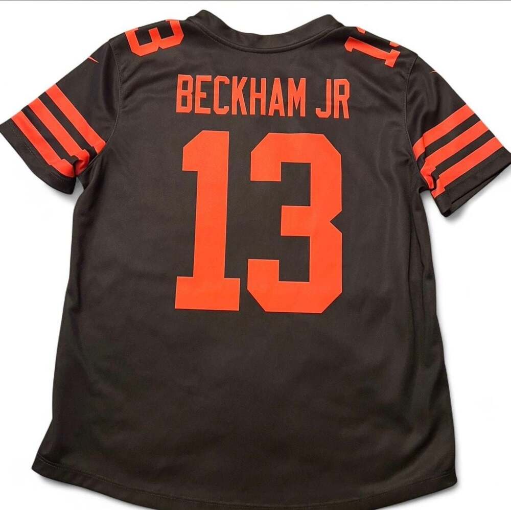 Nike Odell Beckham Jr. Cleveland Browns Color Rush Legend Jersey Women’s Size Me